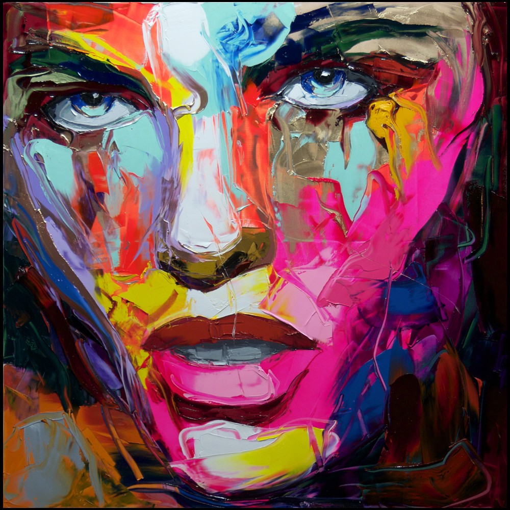 Francoise Nielly Portrait Palette Painting Expression Face181